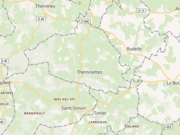 Plan de Théminettes