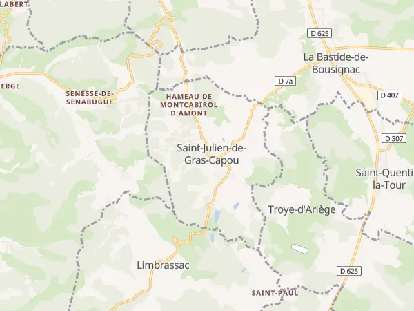 Plan de Saint-Julien-de-Gras-Capou