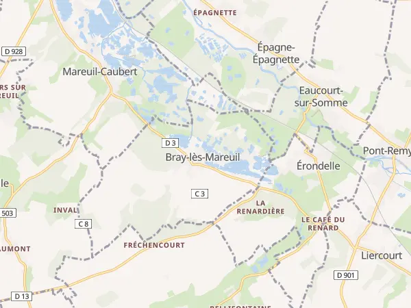 Plan de Bray-lès-Mareuil