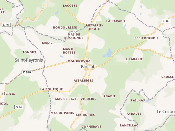 Plan de Parisot
