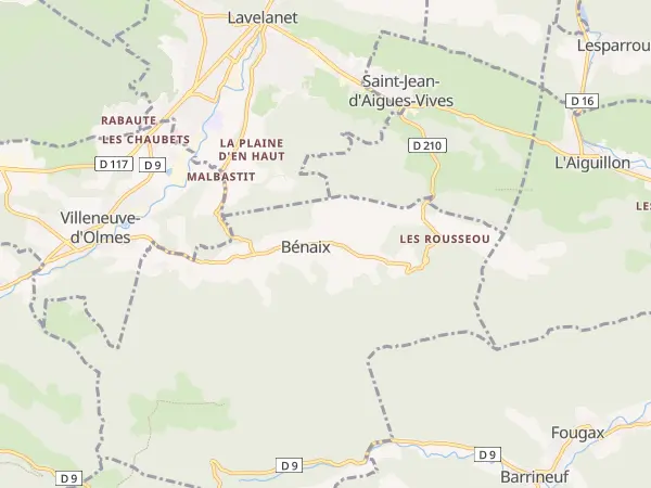 Plan de Bénaix