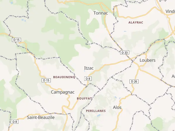 Plan de Itzac