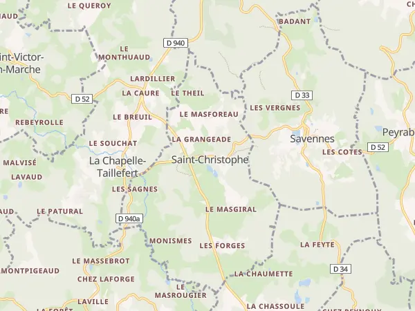 Plan de Saint-Christophe