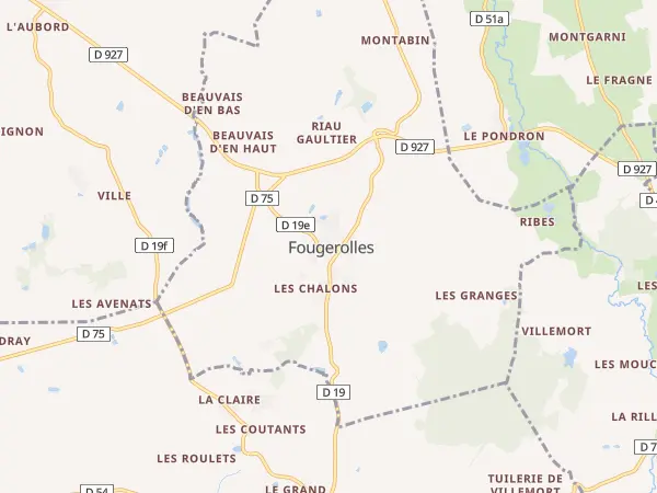 Plan de Fougerolles