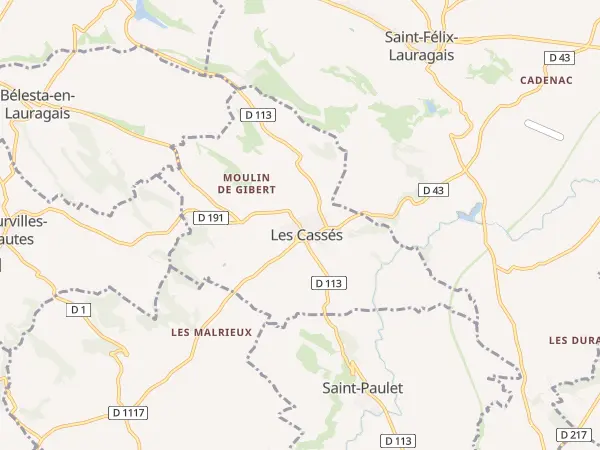 Plan des Cassés