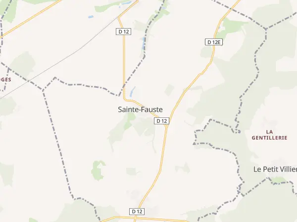 Plan de Sainte-Fauste