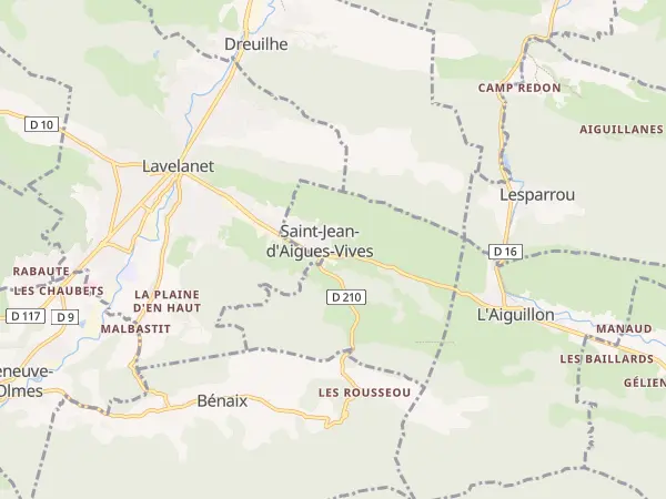 Plan de Saint-Jean-d’Aigues-Vives