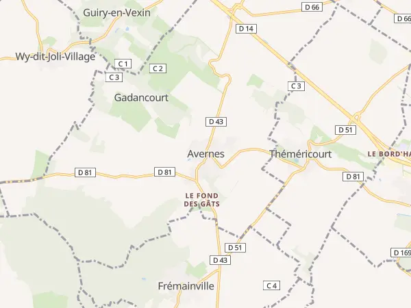 Plan de Avernes