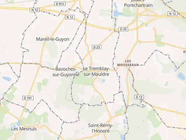 Plan du Tremblay-sur-Mauldre