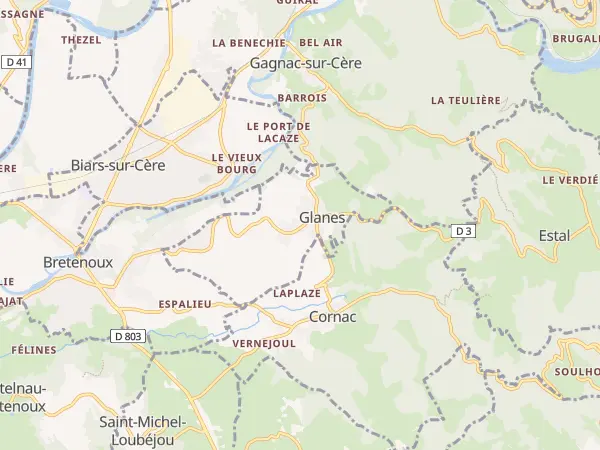 Plan de Glanes
