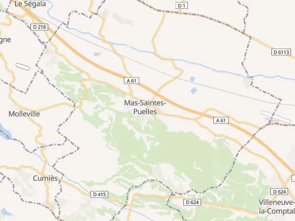 Plan de Mas-Saintes-Puelles