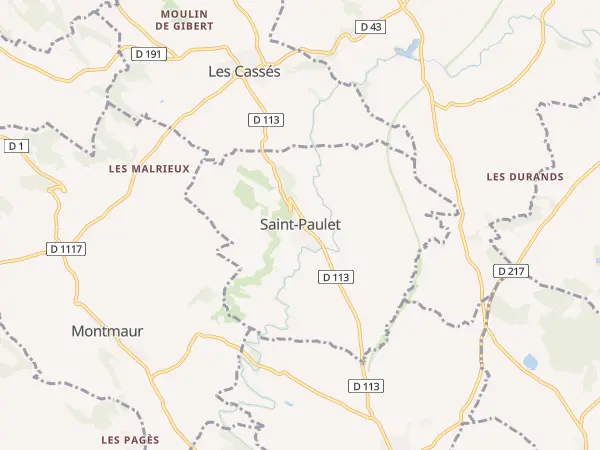 Plan de Saint-Paulet