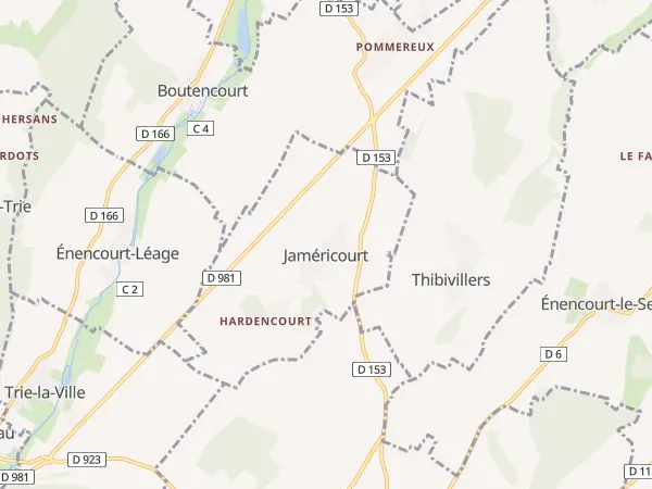 Plan de Jaméricourt
