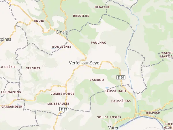 Plan de Verfeil