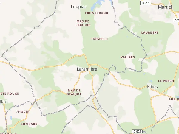 Plan de Laramière