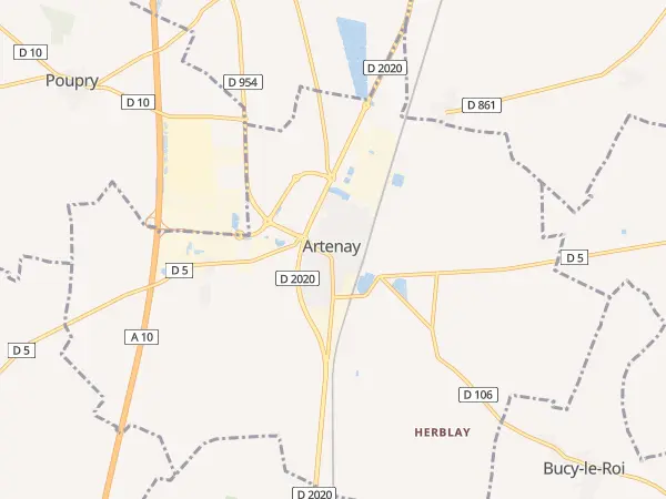 Plan de Artenay