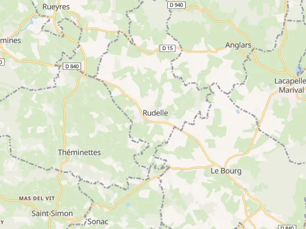 Plan de Rudelle
