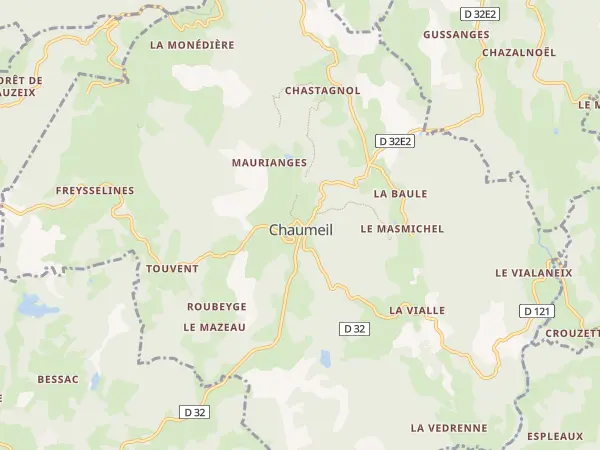 Plan de Chaumeil