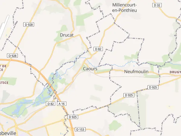 Plan de Caours