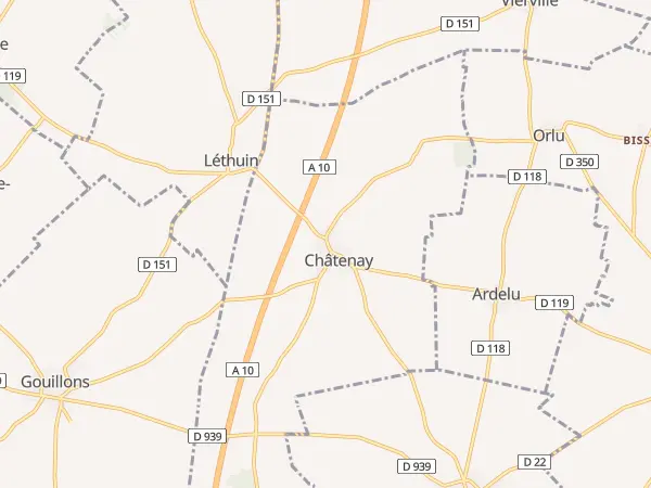 Plan de Châtenay