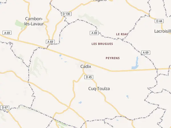 Plan de Cuq-Toulza