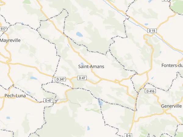 Plan de Saint-Amans