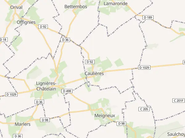 Plan de Caulières
