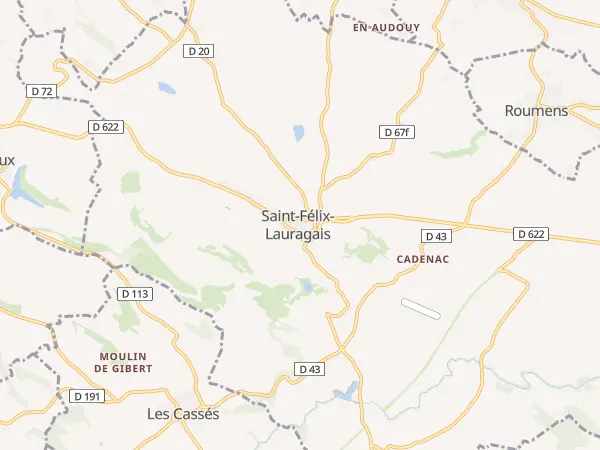 Plan de Saint-Félix-Lauragais