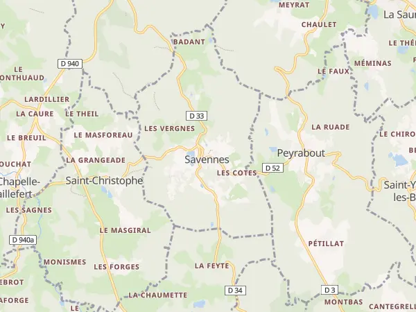 Plan de Savennes
