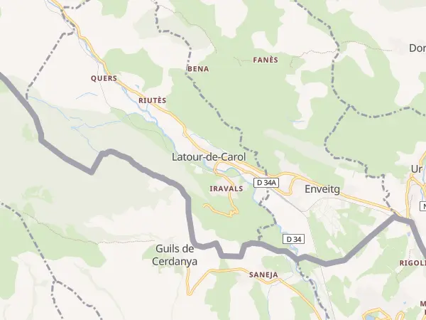 Plan de Latour-de-Carol