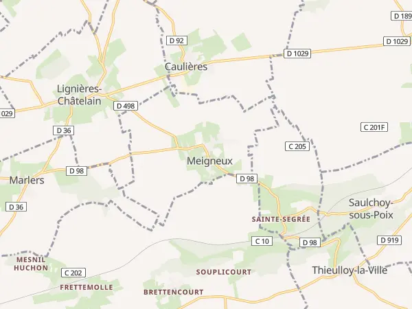 Plan de Meigneux