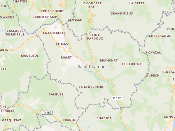 Plan de Saint-Chamant