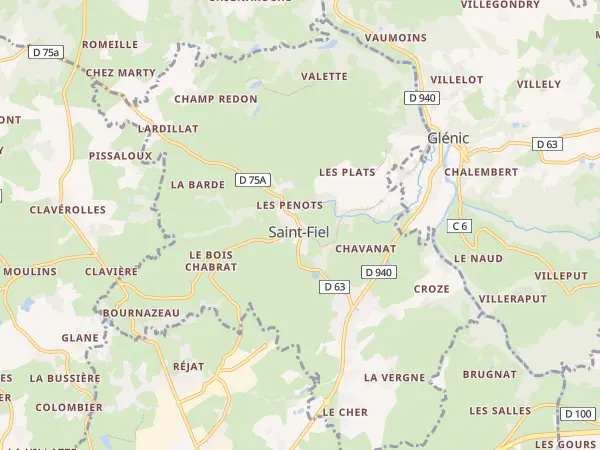 Plan de Saint-Fiel