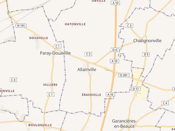 Plan de Allainville