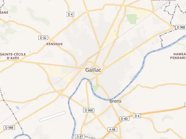Plan de Gaillac