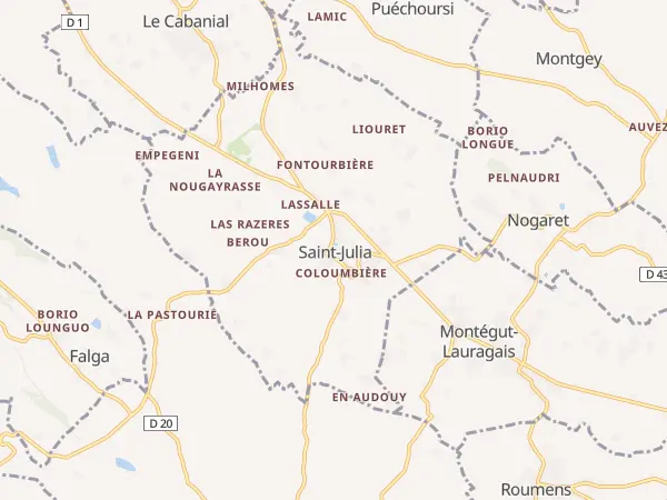 Plan de Saint-Julia