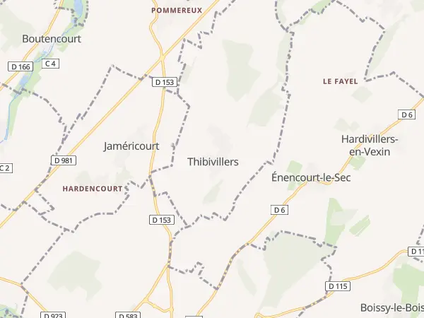 Plan de Thibivillers