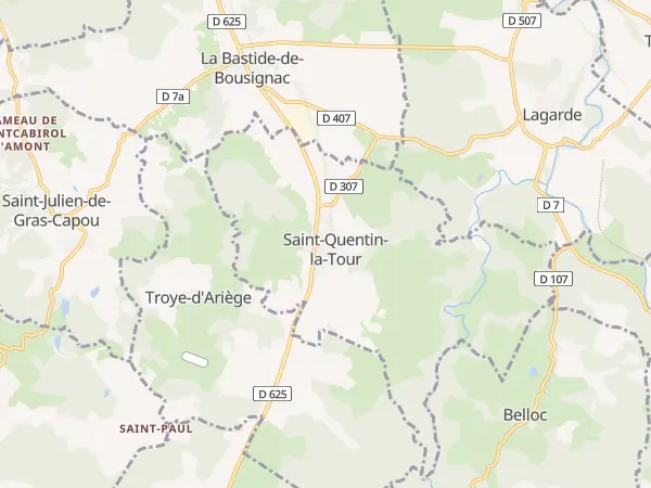 Plan de Saint-Quentin-la-Tour