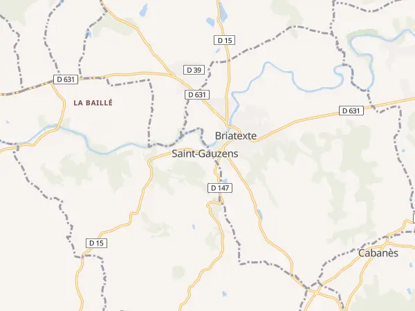 Plan de Saint-Gauzens