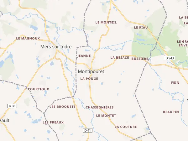 Plan de Montipouret