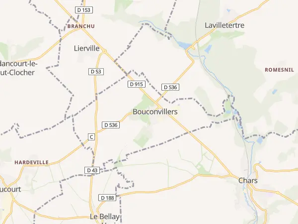 Plan de Bouconvillers