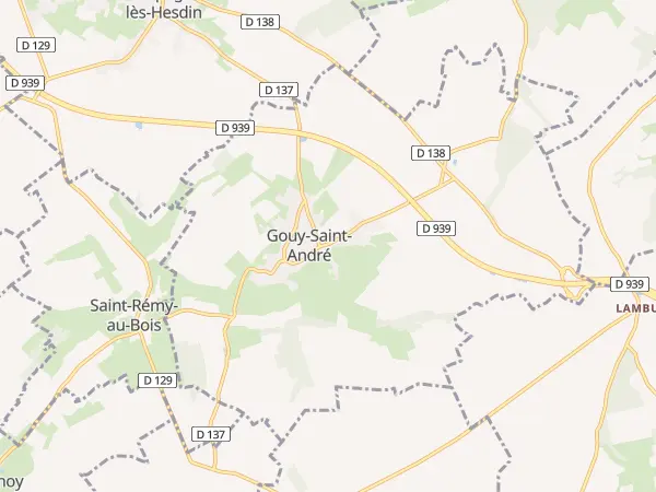 Plan de Gouy-Saint-André