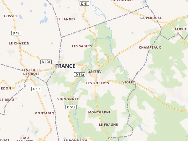 Plan de Sarzay