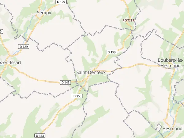 Plan de Saint-Denœux