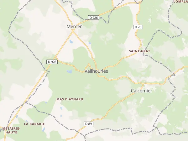 Plan de Vailhourles