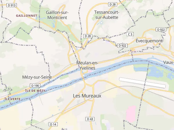 Plan de Meulan-en-Yvelines