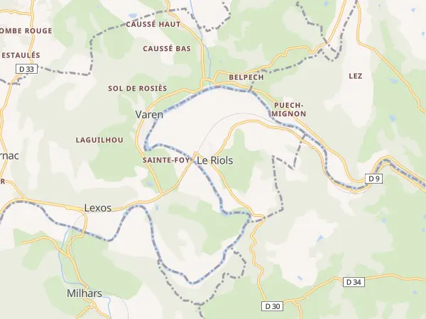 Plan du Riols