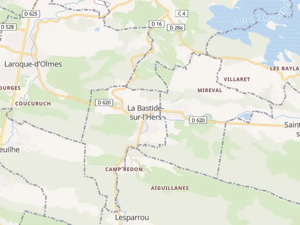 Plan de La Bastide-sur-l’Hers