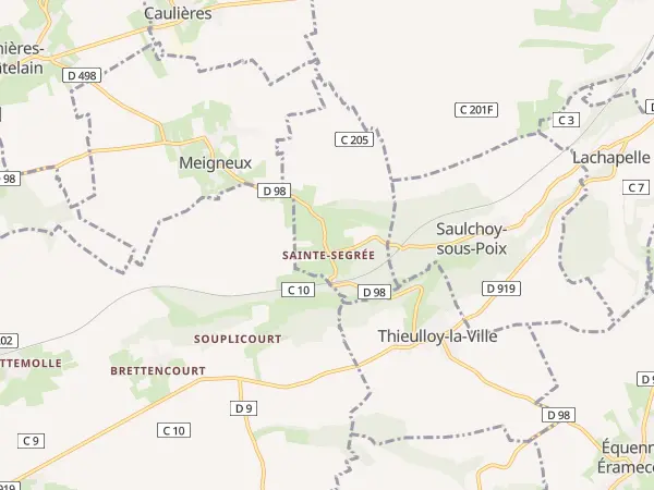 Plan de Sainte-Segrée