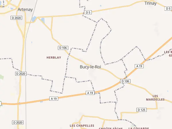 Plan de Bucy-le-Roi